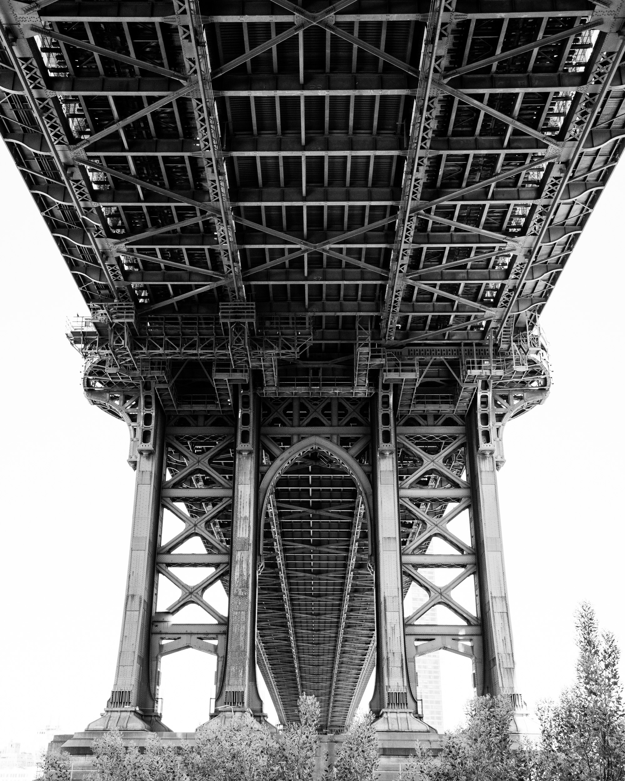 Manhattan Bridge from below